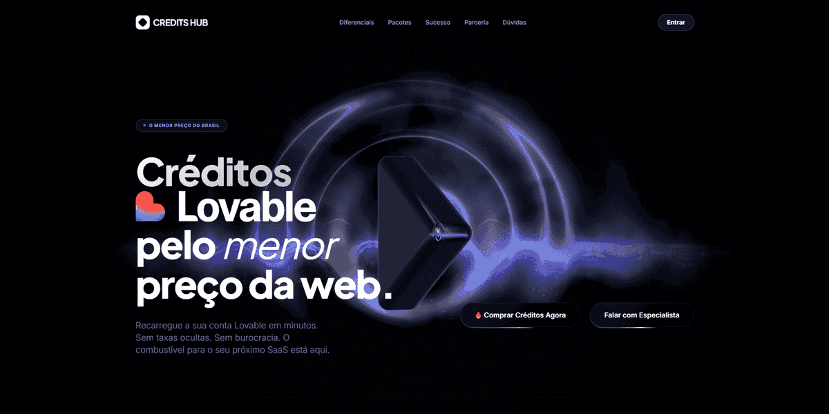 Credits Hub — Plataforma SaaS